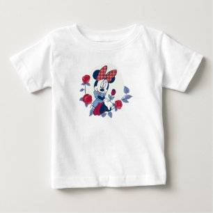 Minnie picks a rose baby T-Shirt