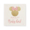 Minnie | Pink Striped Gold Glitter Baby Shower
