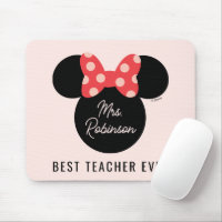 Minnie Polka Dot Head Silhouette | Best Teacher