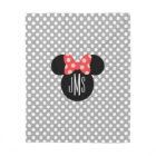 Minnie Polka Dot Head Silhouette | Monogram