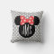 Minnie Polka Dot Head Silhouette | Monogram