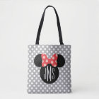 Minnie Polka Dot Head Silhouette | Monogram