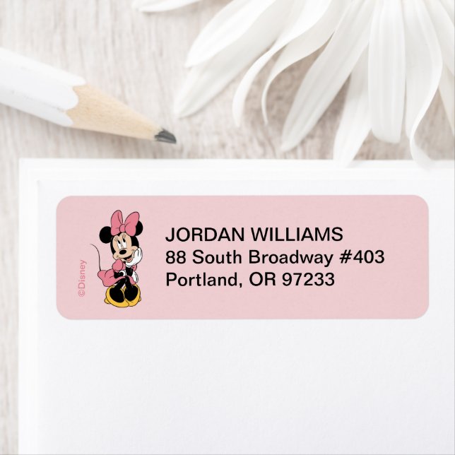 Minnie | Poster en rose (En situation)