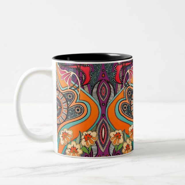 MINNIE purple Two-Tone Coffee Mug (Left)