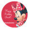 Minnie Red and White Birthday