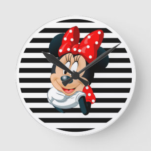 Minnie Round Clock