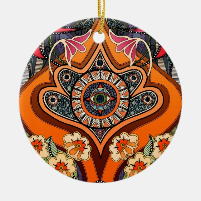 minnie soot ceramic ornament (Front)