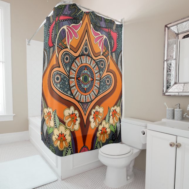 MINNIE suie Douche rideau (En situation)