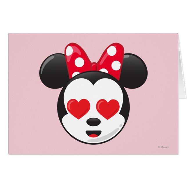 Minnie tendance | Emoji en amour (Devant horizontal)