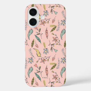 Minnie   Wildflower Pattern iPhone 16 Case