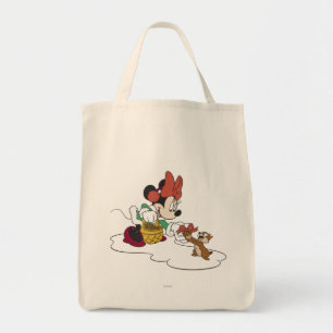 Minnie with a Chipmunk Tote Bag
