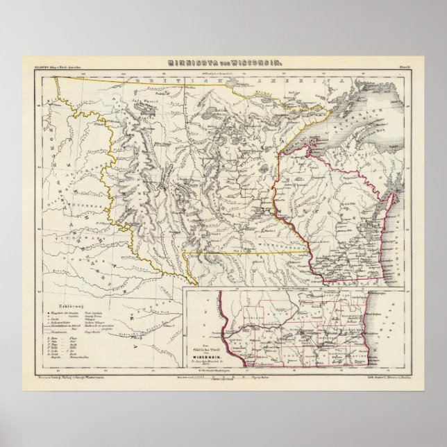 Minnisota and Wisconsin Poster (Front)