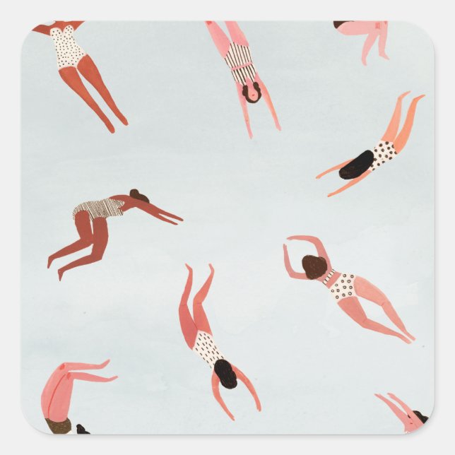 Minnows Square Sticker (Front)