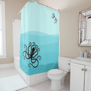 Minoan Style Seascape Octopus & Swallows
