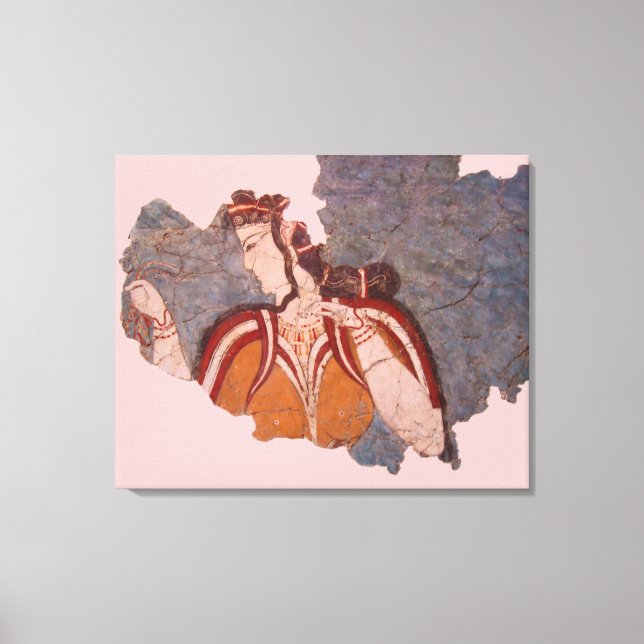Minoan Wall Painting Canvas Print (Front)