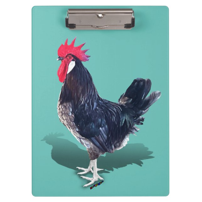Minorca Rooster Clipboard (Front)