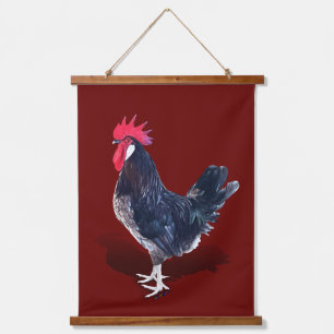 Minorca Rooster Hanging Tapestry