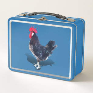 Minorca Rooster Metal Lunch Box