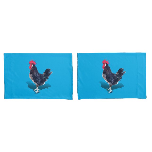 Minorca Rooster Pillowcase (Front-Set)