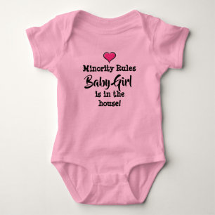 Minority Rules Baby Girl is in the house! Bodysuit