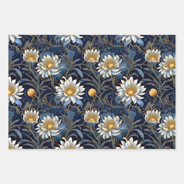 Minot Winter Blossom Gift Wrap (Front)