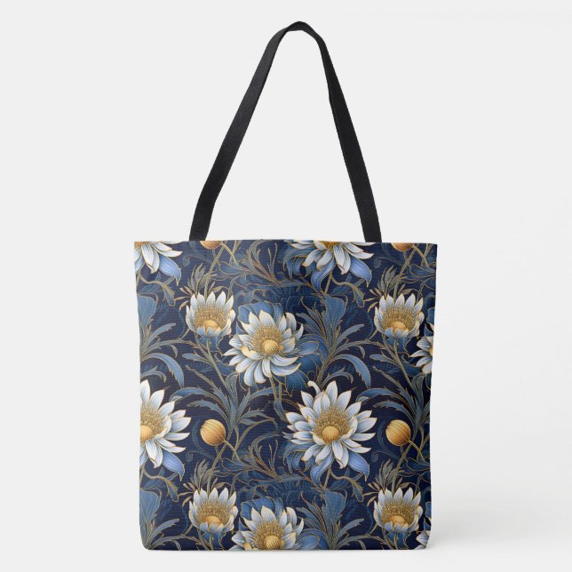 Minot Winter Blossom Tote Bag (Front)