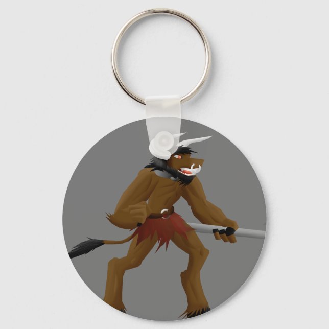 Minotaur Keychain (Front)
