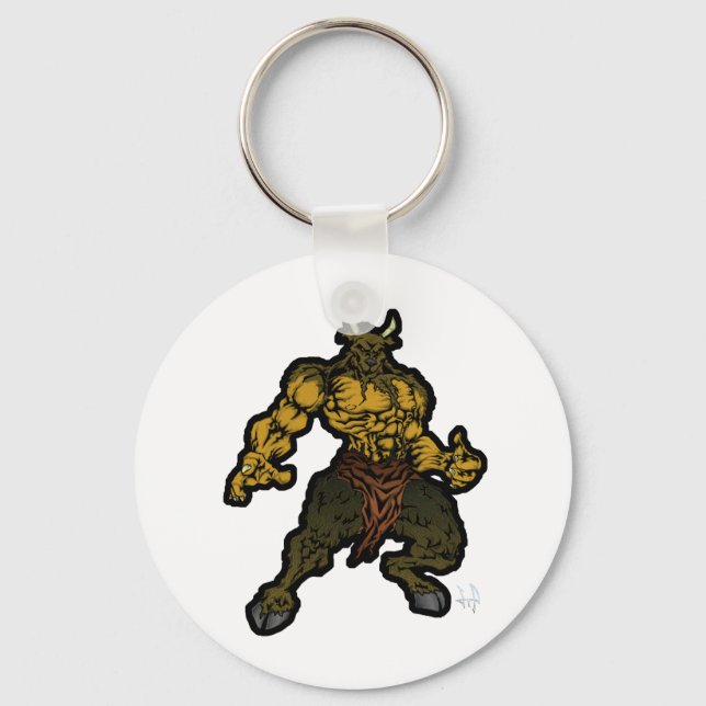 Minotaur Keychain (Front)