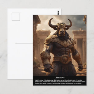 Minotaur postcard