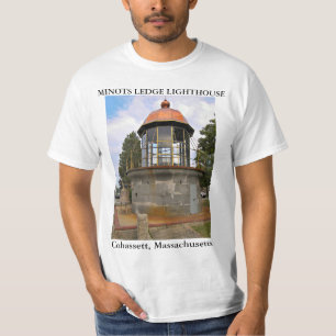 Minots Ledge Lighthouse, Cohassett Massachusetts T-Shirt