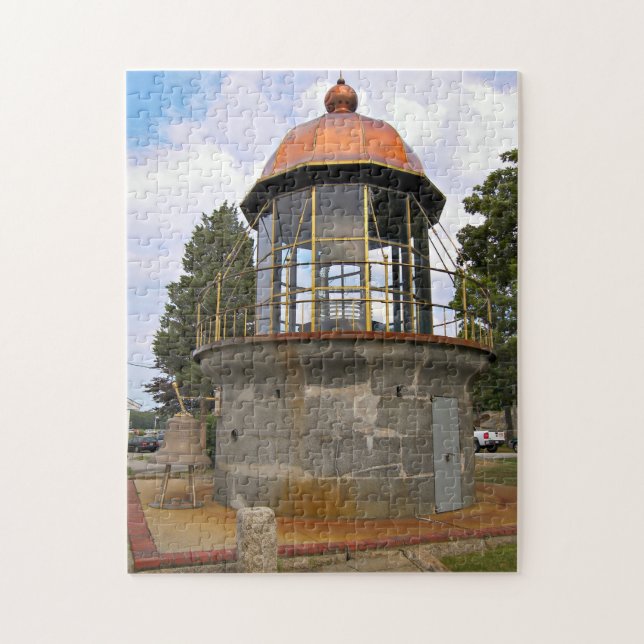 Minots Ledge Lighthouse Lantern Jigsaw Puzzle (Vertical)