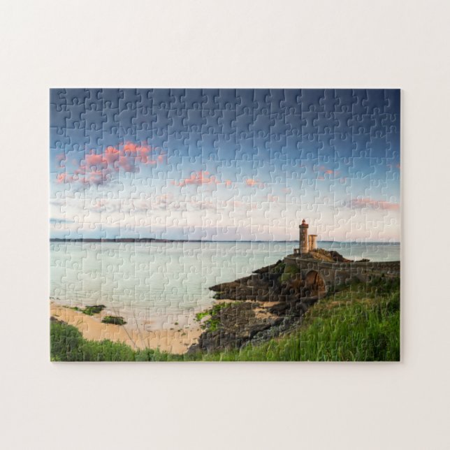 Minou Lighthouse | France Brittany Finistere Jigsaw Puzzle (Horizontal)