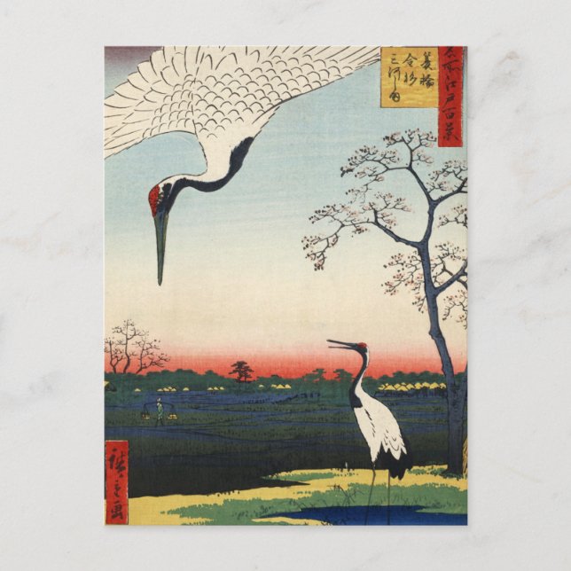 Minowa kanasugi mikawashima postcard (Front)