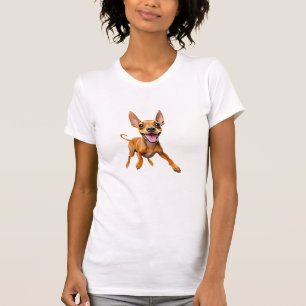 Minpin miniature pinscher min pin mom dog dad pup T-Shirt