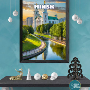 Minsk reveals itself, discreet and majestic poster