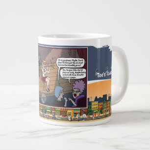 Minstrel Cramps   Literal Wordplay Humor Large Coffee Mug