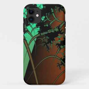 Mint and copper iPhone 11 case