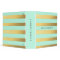 Mint And Gold Personalized Binder