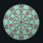 Mint And Grey Dartboard<br><div class="desc">Mint And Grey Dart Board</div>