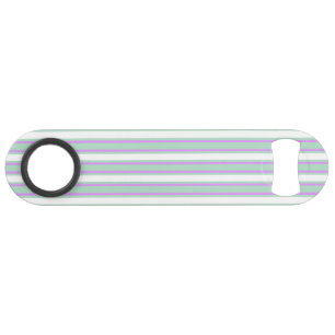 Mint and lilac candy stripes bar key