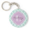 Mint and Lilac Modern Moroccan Custom Monogram