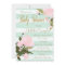 Mint and Pink Stripe Baby Shower