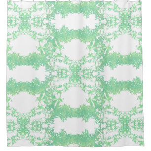 Mint and turquoise ethnic ornament.