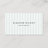 Mint and White Pinstripes Pattern Modern
