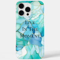 Mint Aqua Pearl Gold Marble