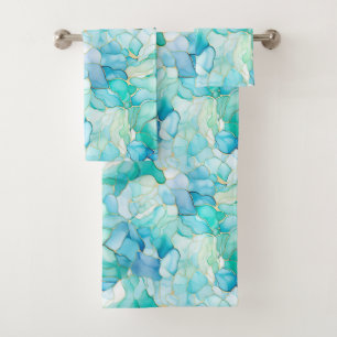 Mint Aqua Pearl Marbre or