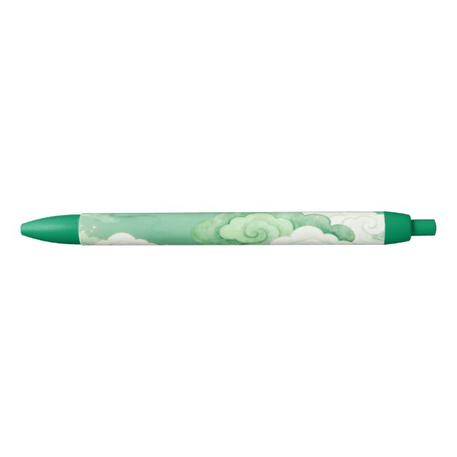 Mint Auspicious Clouds Pen (Front)