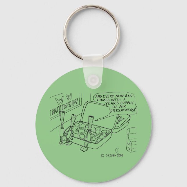 Mint Bed Keychain (Front)