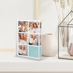 Mint   Best Friends Forever Collage Photo Block