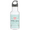 Mint Blue Stripe Arrow Monogram Water Bottle